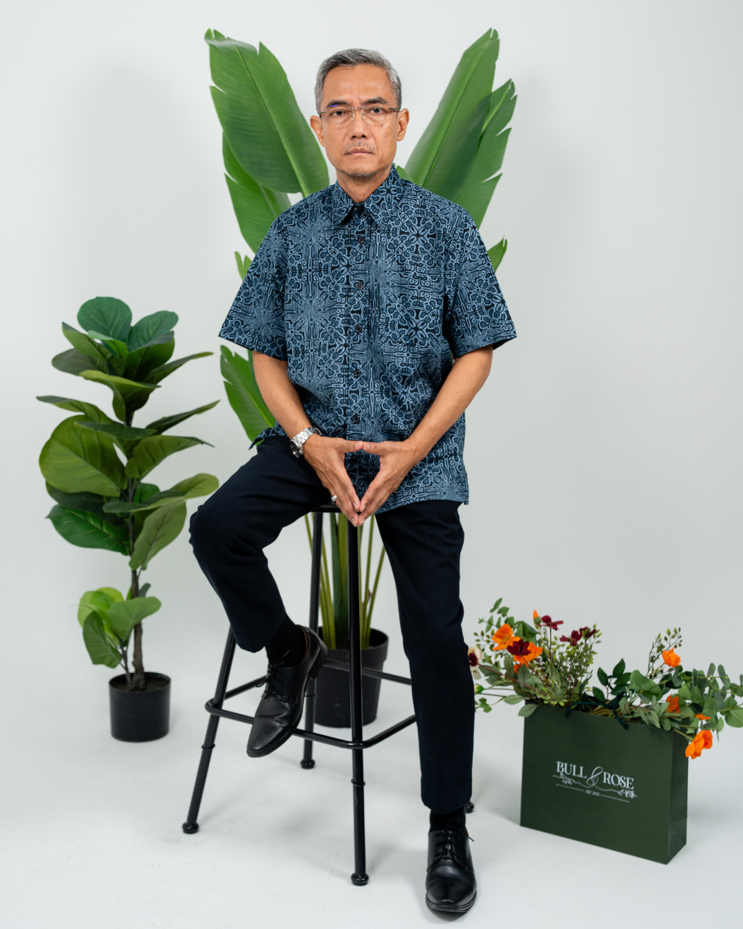 TUAH BATIK 1.0 - NAVY BLUE