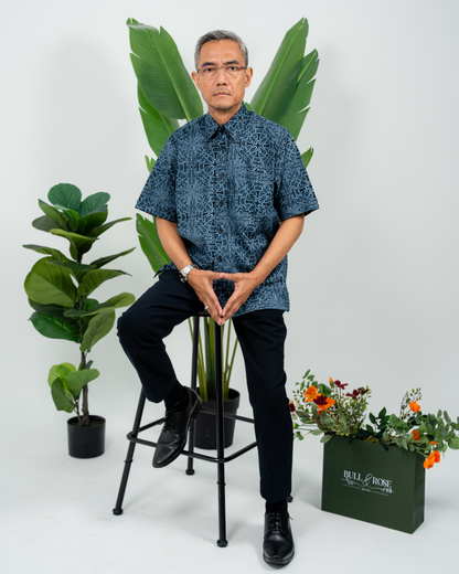 TUAH BATIK 1.0 - NAVY BLUE