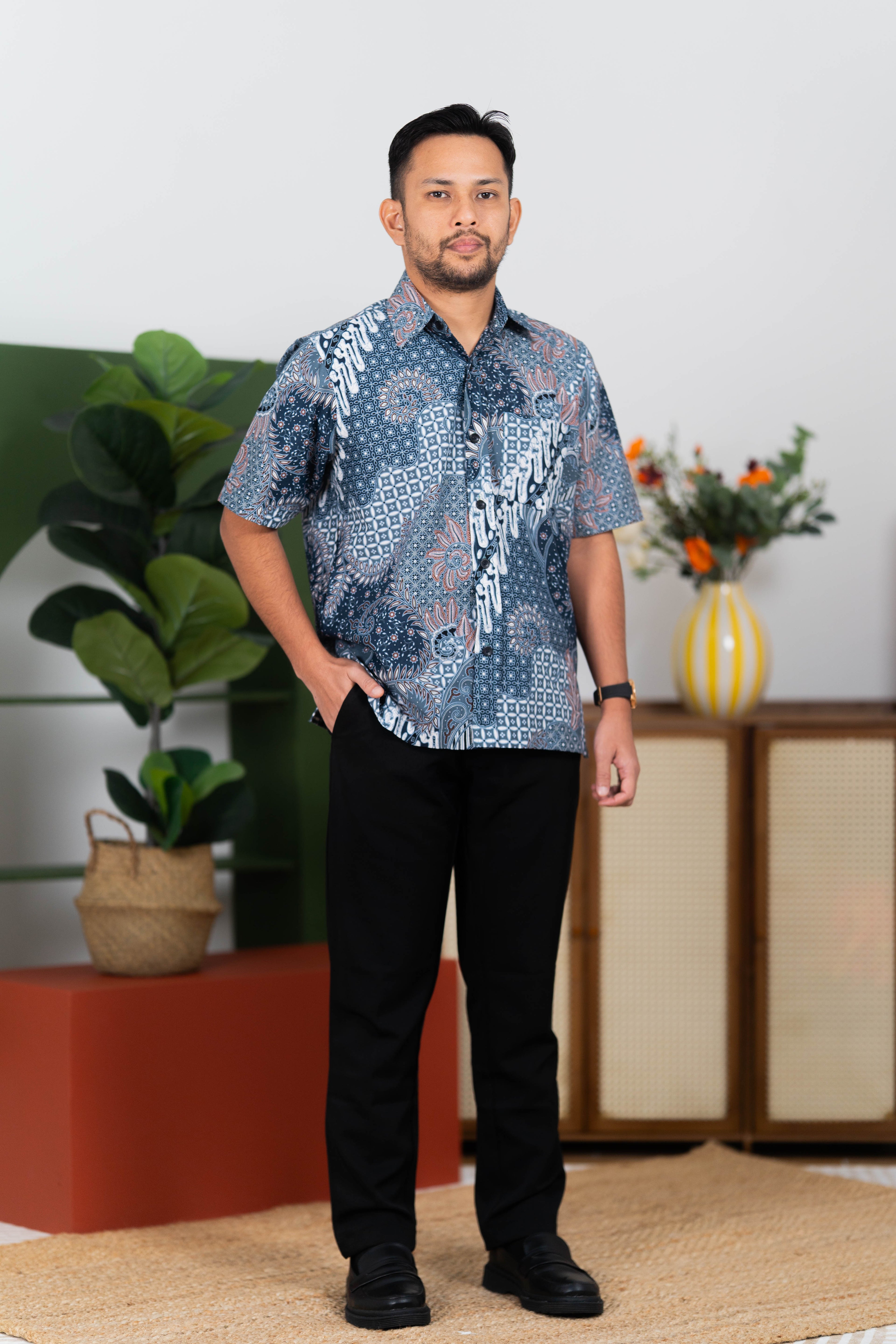 TUAH BATIK 2.0 - DUSTY BLUE