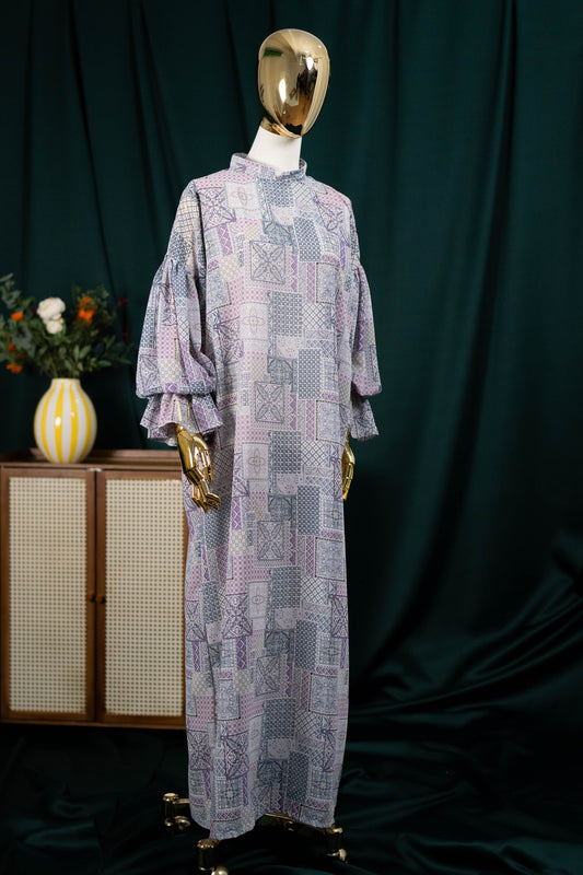 LEORA DRESS IN PURPLE
