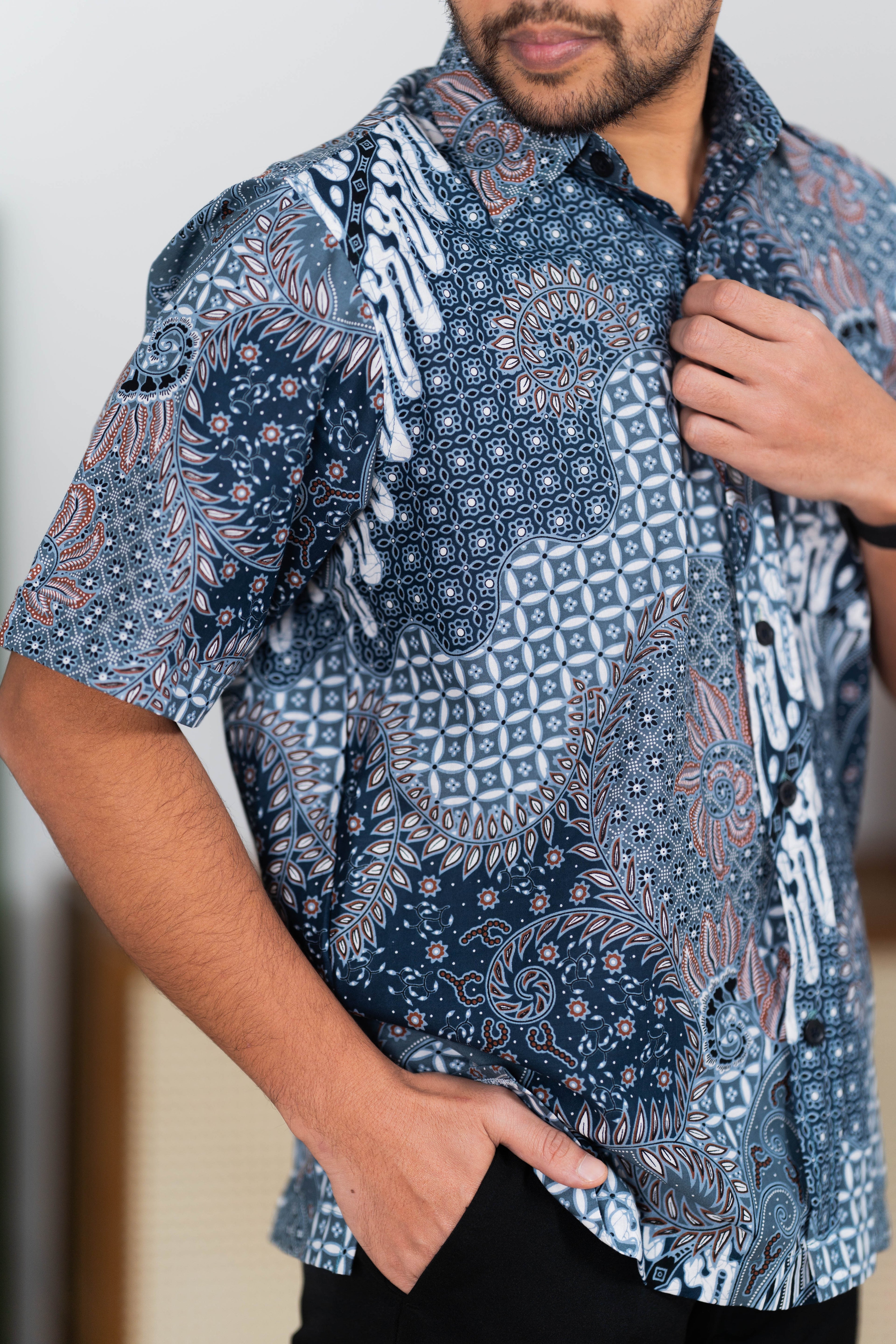 TUAH BATIK 2.0 - DUSTY BLUE
