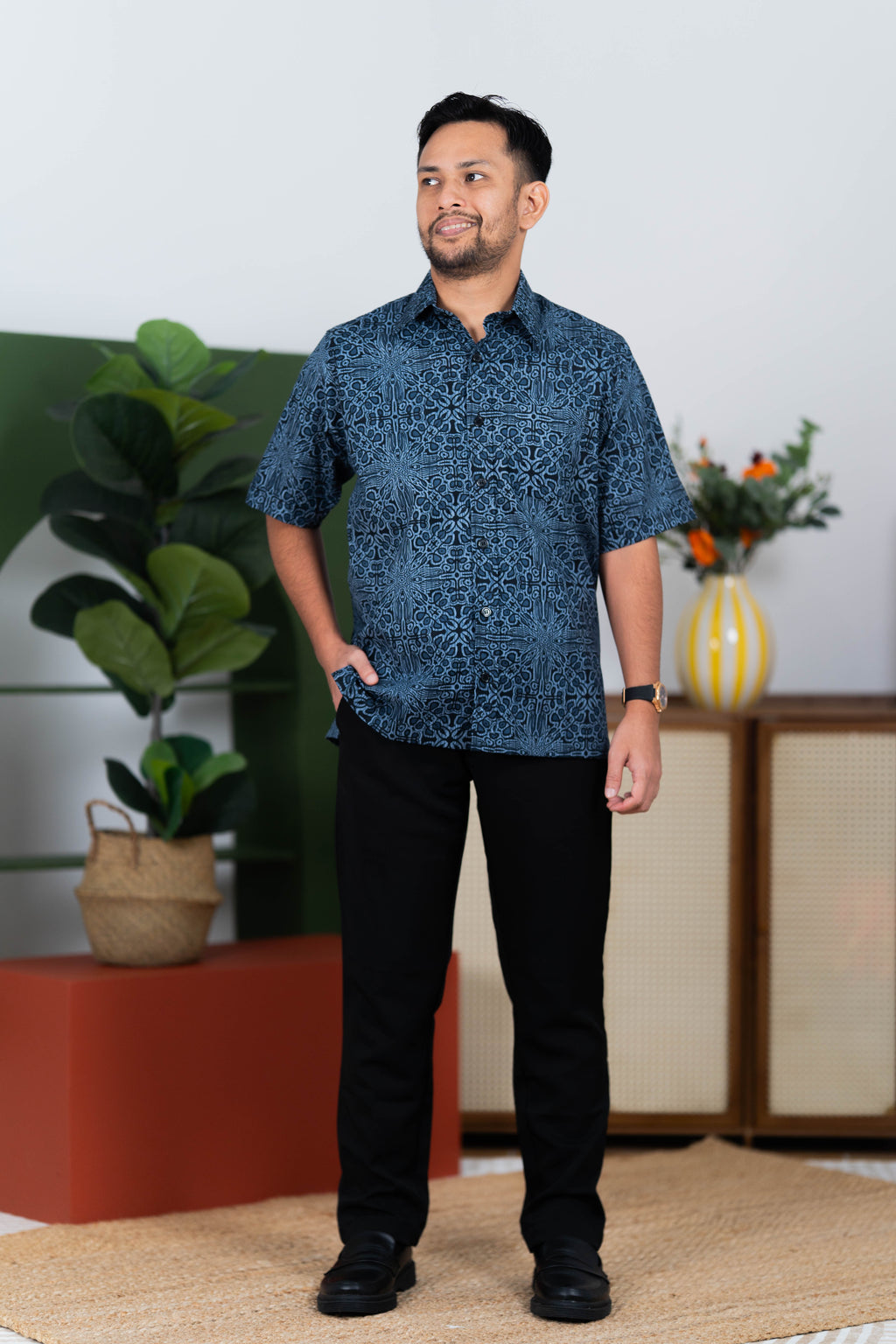 TUAH BATIK 1.0 - NAVY BLUE