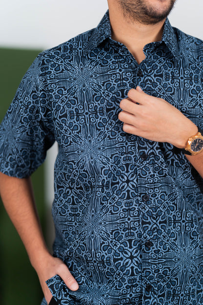 TUAH BATIK 1.0 - NAVY BLUE