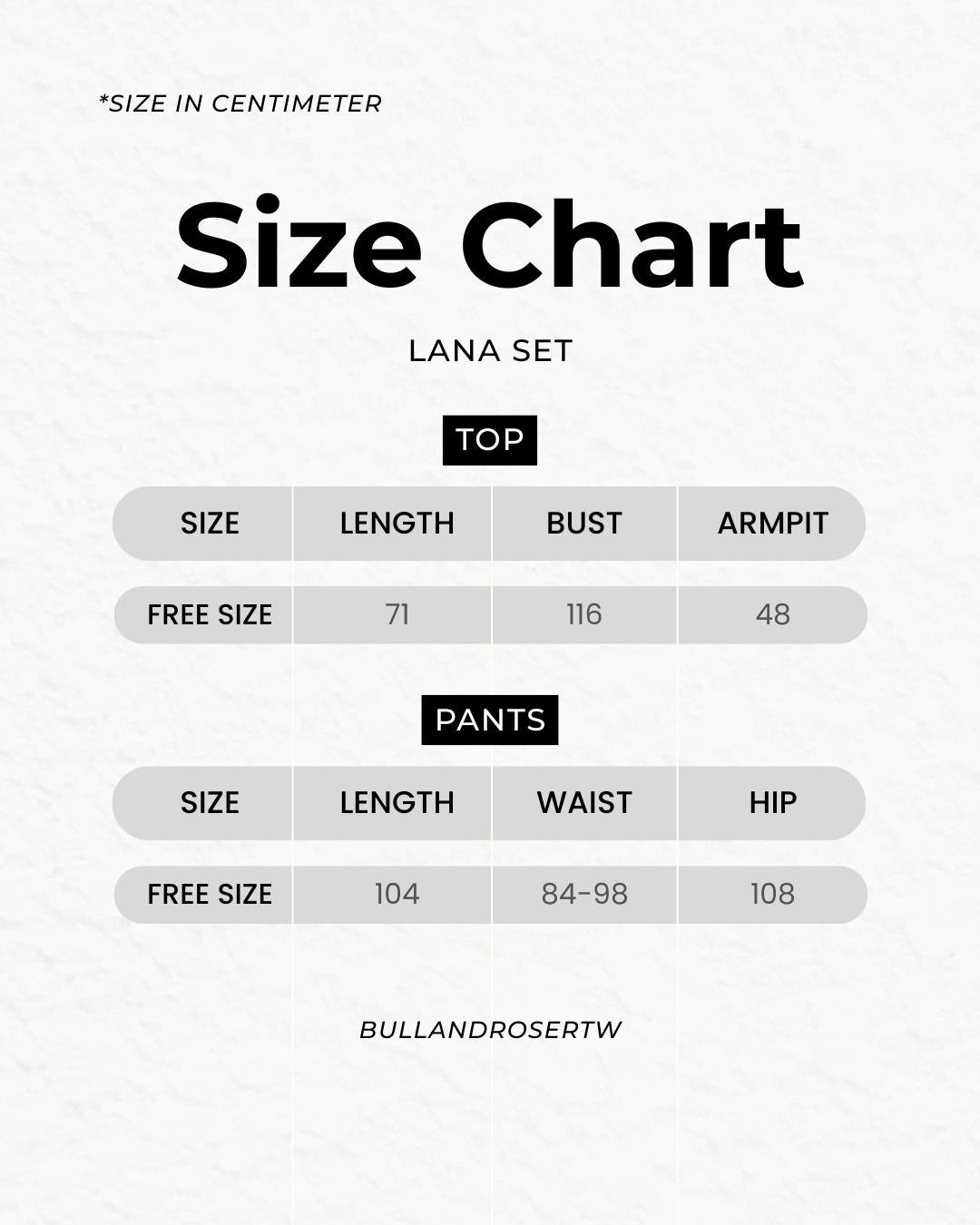 LANA SET - BULLANDROSERTW